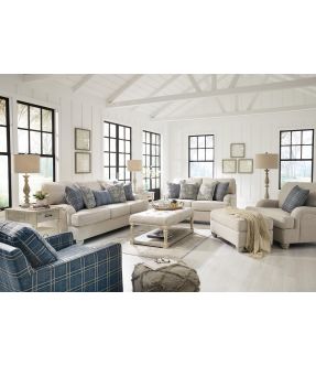 Charlotte Fabric Lounge Suite Set (2 Seater + 3 Seater + Accent Chair)